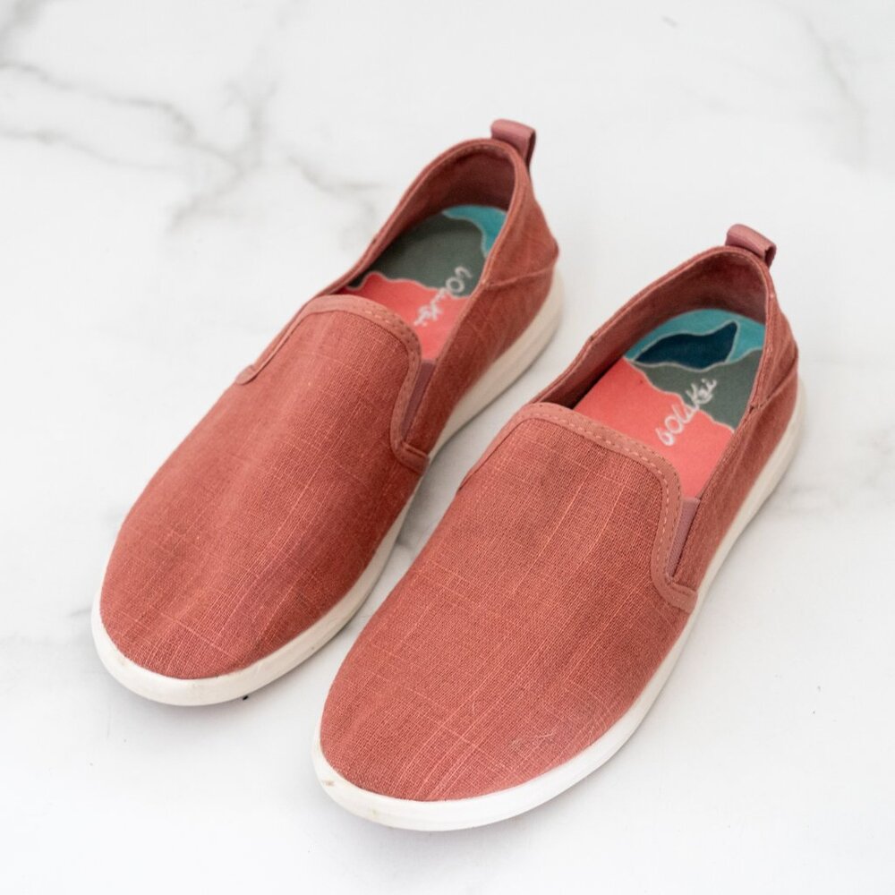 Olukai Linen Slip-on Sneaker